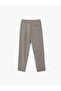 Viscose Pocket Detailed Rayon Tapered Waist Lace-Up Trousers - 4