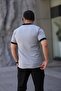 Men's Cotton Fabric Slim Fit White Polo Neck T-Shirt - 2