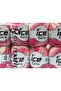 8X50Gr. Alara Batik Cotton, Acrylic White, Pink Shades Summer Yarns, Cotton - 4