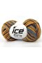 8X50Gr. Toucan Wool, Acrylic Turquoise, Grey, Gold Tones Winter, Wool, Batik Pattern, Acrylic