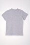 Crew Neck Short Sleeve Acr Wewe Printed Gray Color Boy's Capri Suit - 3