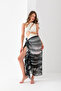 Aquarium Dolphin Pattern Chiffon Pareo, Digital Printing, Quick Dry Pareo, 200X100Cm, Beach Clothing, Pareo - 2