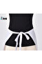 White Apron-Waist-Tied-Pocketed-Bay -Cafe Apron - 3