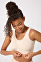 Women's Seamless Thick Strap Flexible Pad Bustier - 2