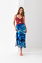 Aquarium Dolphin Pattern Chiffon Pareo, Digital Printing, Quick Dry Pareo, 200X100Cm, Beach Clothing, Pareo - 3