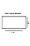 Set of 2 Beach Pareo Black and White 150X50 - 3