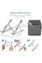 Gradually Adjustable Metal Laptop Stand for Macbook/Notebook Foldable Lightweight Non-Slip Tablet Holder - 3