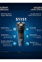 Shaver S1151/00, Wet & Dry Use, Fast, Comfortable Shave - 6