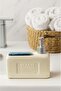 Stylish and Functional Ceramic Liquid Soap Dispenser/Detergent Dispenser with Sponge Holder, Cream, 500 ml - 2