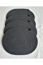 Jute Placemat, Table Decor Supla Oval Anthracite 30X40 Set of 4 - 2