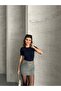 Lacivert basic t-shirt