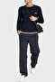 100% Wool Regular Fit Crew Neck Logo Sweatshirt Men's Sweatshirt Em003387 Af14697 Ub118 - 2