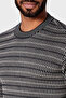 Patterned 100% Wool Regular Fit Crew Neck Sweater Men Sweatshirt Em002194 Af14195 Fc101 - 4