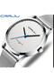 Luxury Steel Mesh Stylish Men Wristwatch 3Atm Waterproof