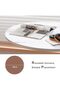 Sofa Side Table, Bedside End Table, C Shaped End Table, Laptop Coffee and Snack Side Table - 5