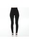 Women's Black Leggings with Cross Waist Detail (with Plus Size Option) - 3