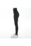 Women's Anthracite Leggings with Cross Waist Detail (with Large Size Option) - 2