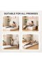 Premium American Satin Quilted Medicated Folding 180 x 90 x 7cm White Mattress - 3