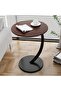 C Shaped End Table, Coffee Table, Round Side Table, Couch Table, Snack Side Table, for Small S