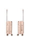 Hard Case Cabin Luggage Trolley ABS Lightweight With Built In TSA Type Lock A5125 Milk pink - 5