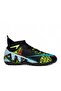 600 Black Yellow Patterned Crampon Unisex Astroturf Football Shoes