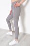 Women's Leggings Ribbed Cotton High Waist - 3