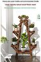 FFD Windmill Wooden Multi-functional Fleshy Flower Plant Display Stand Storage Rack - 4