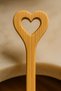 Wooden Spice Spoon Set of 6 with Heart Handle – Natural Wood, Elegant Presentation Spoons - 4