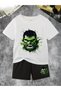 Boy's Hulk Themed T-Shirt - Shorts Set