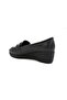 (Park Moda) Wedge Heel Confort Daily Women's Shoes Black - 4