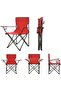 (2 Pcs) Portable Folding Beach Chair Multi-Purpose Camping Chair for Adult, Lightweigh With Carry - 3