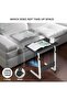 Bedside Laptop Table Height Adjustable Desk, Black - 4