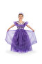 Premium Collection Flower Purple Dress