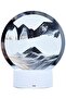 3D Hourglass Led Lamp, USB Quicksand Nightlight LED Table Lamp, 7 Colors Art Night Lamp Moving Sand