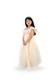 Premium Collection Flower Beige Dress - 3