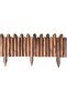 FFD 30x120cm Decorative Wooden Garden Fence Interlocking Border Panels
