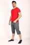Unisex Linen Fabric Raw Cloth Summer Comfortable Bermuda Capri
