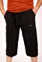 Unisex Linen Fabric Raw Cloth Summer Comfortable Bermuda Capri - 4