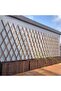 FFD 105cm Wooden Expandable Garden Fence - Portable Wicker Bamboo Trellis Frame for Climbing Plants - 2