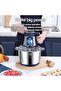 Electric Meat Grinder Chopper, 500W/5 Speed Adjustable Meat Mincer Gears with 6 Blades - 2