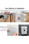 Hanging Trash Can with Lid Wall-Mounted 2.4 Gallon Kitchen Garbage Bin for Counter Top - 7