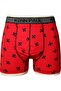 3 Pieces Red Tone Cotton Men's Boxers - 3
