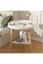 Night Stand Bedside Table Double Design Coffee Table Heightened Sidewall Bedroom Furniture Triangula - 3