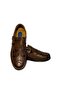 Genuine Leather Men's Sandals Shoes Heel Gel Orthopedic Insoles