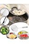 1Pc Metal Handle Stainless Steel Strainer Colander Frying Ladle - 5