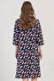 Cotton Women's Plus Size 3/4 Sleeve Zippered Nightgown, 409127 - 4