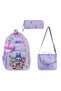 Yigit Boutique Orthopedic Back Supported Girl's Primary School Bag with Foil Lunchbox and Pen Holder