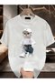 Sea Summer Season Product Stylish Modern Design Cat Print Women's Unisex Oversize Crew Neck T-Shirt