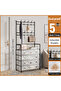 5-Tier Coat Rack and Shoe Storage for Entryway, Living Room - 6