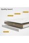 Round Coffee Table, Double Layer Sofa Side Table End Table, Imitation Marble Coffee Round Table Snac - 8